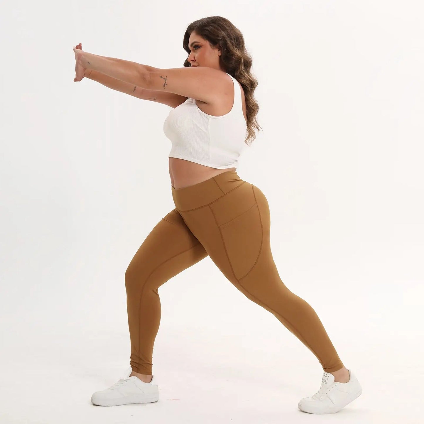 Legging taille haute Yoga extensible avec poche LeggingFix