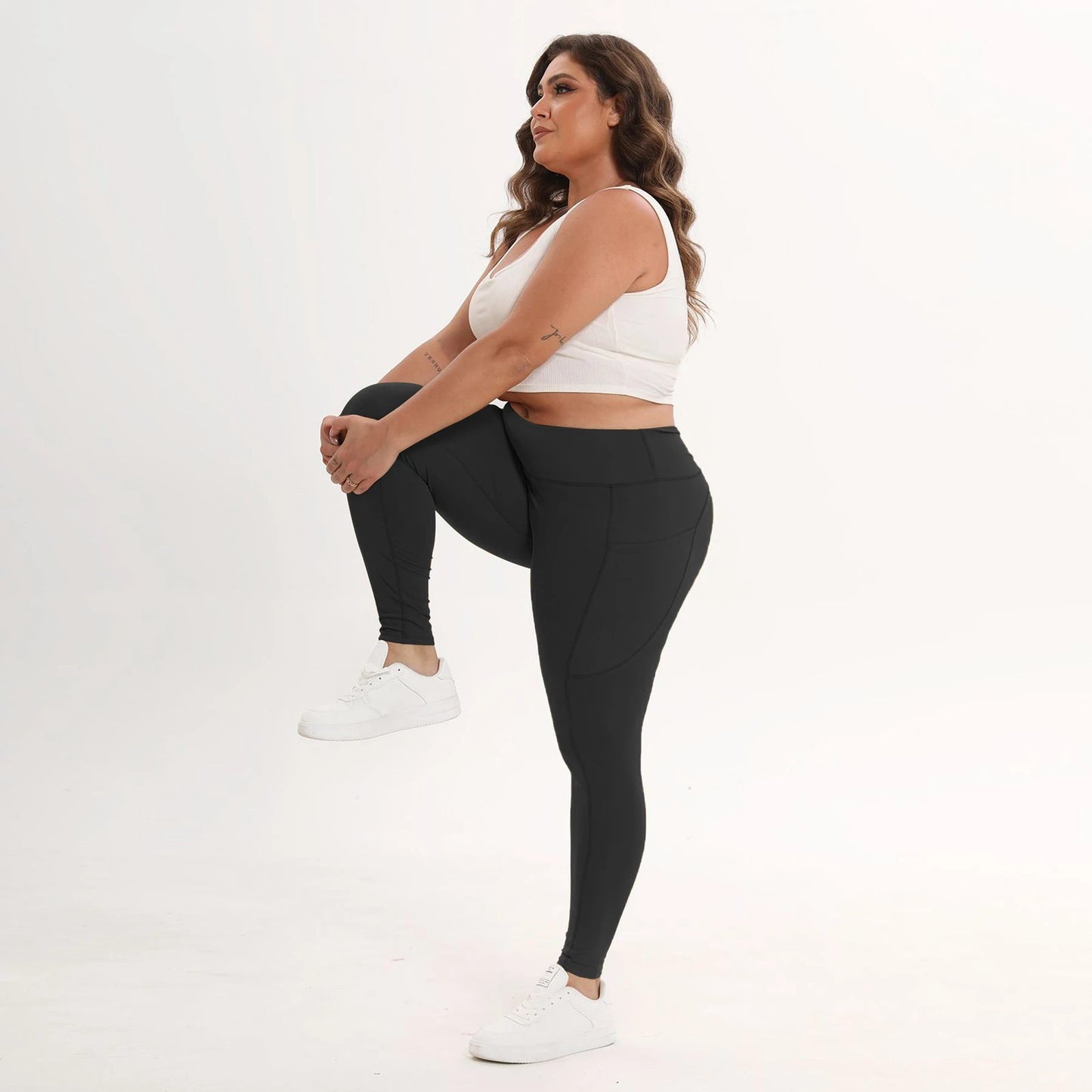 Legging taille haute Yoga extensible avec poche LeggingFix