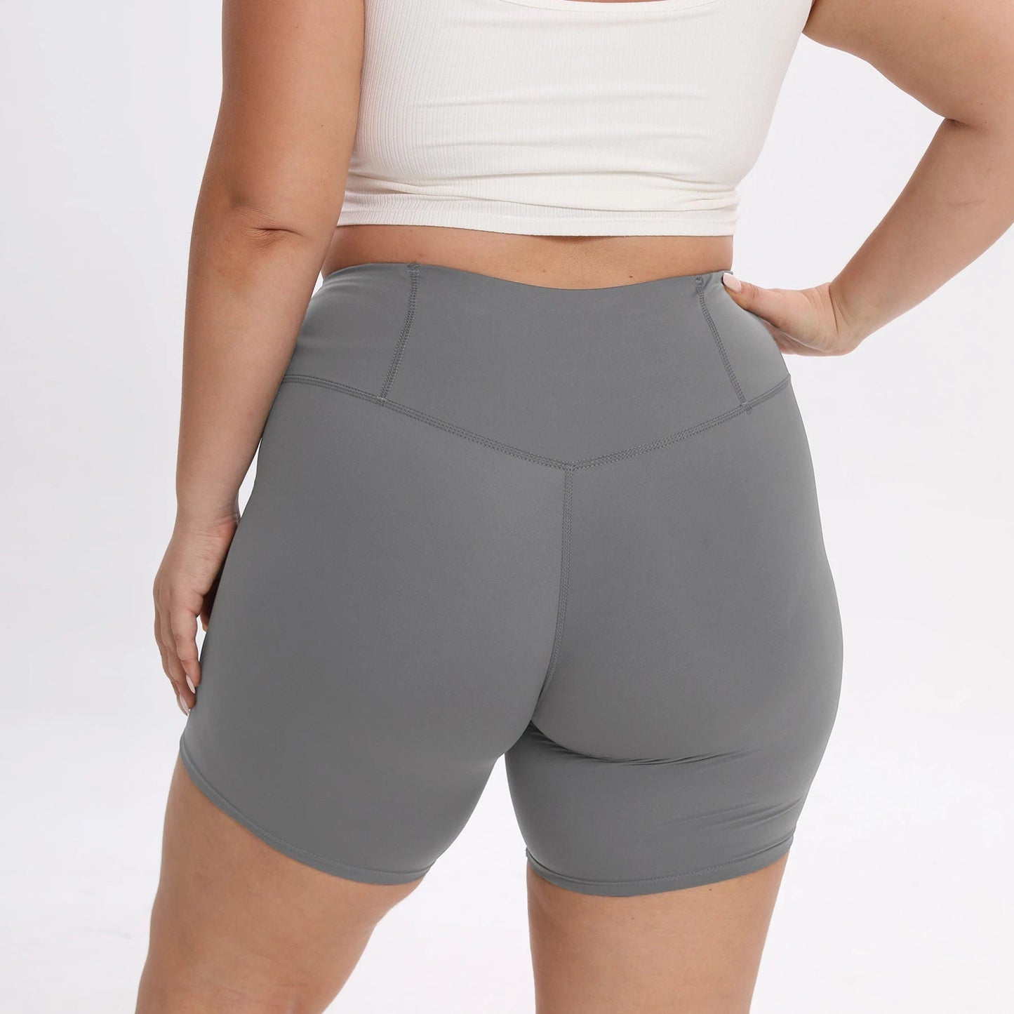 Legging short essentiel extensible grande taille LeggingFix