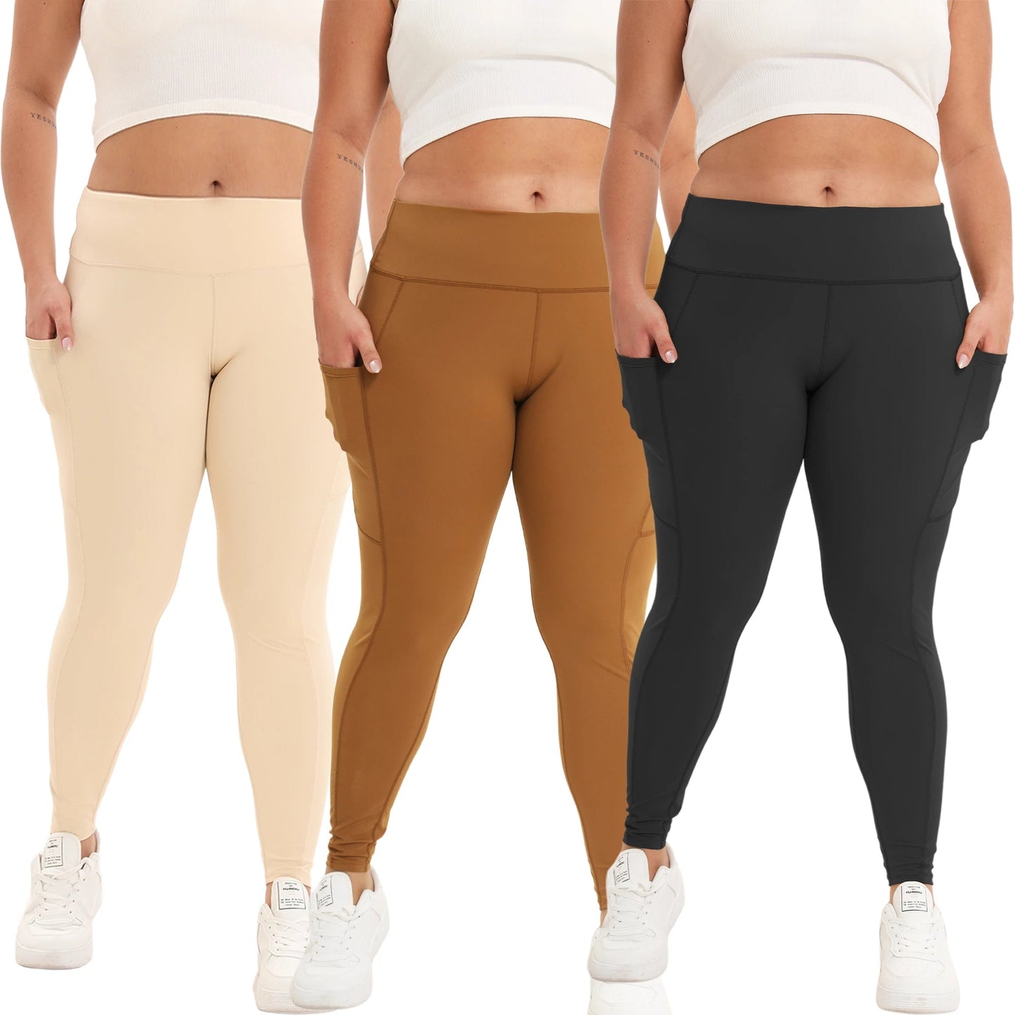Legging taille haute Yoga extensible avec poche LeggingFix
