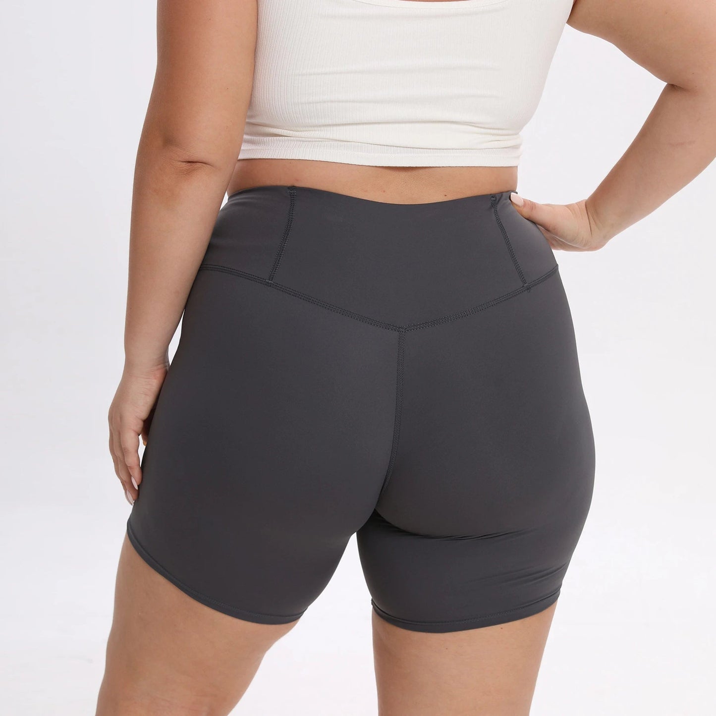 Legging short essentiel extensible grande taille LeggingFix