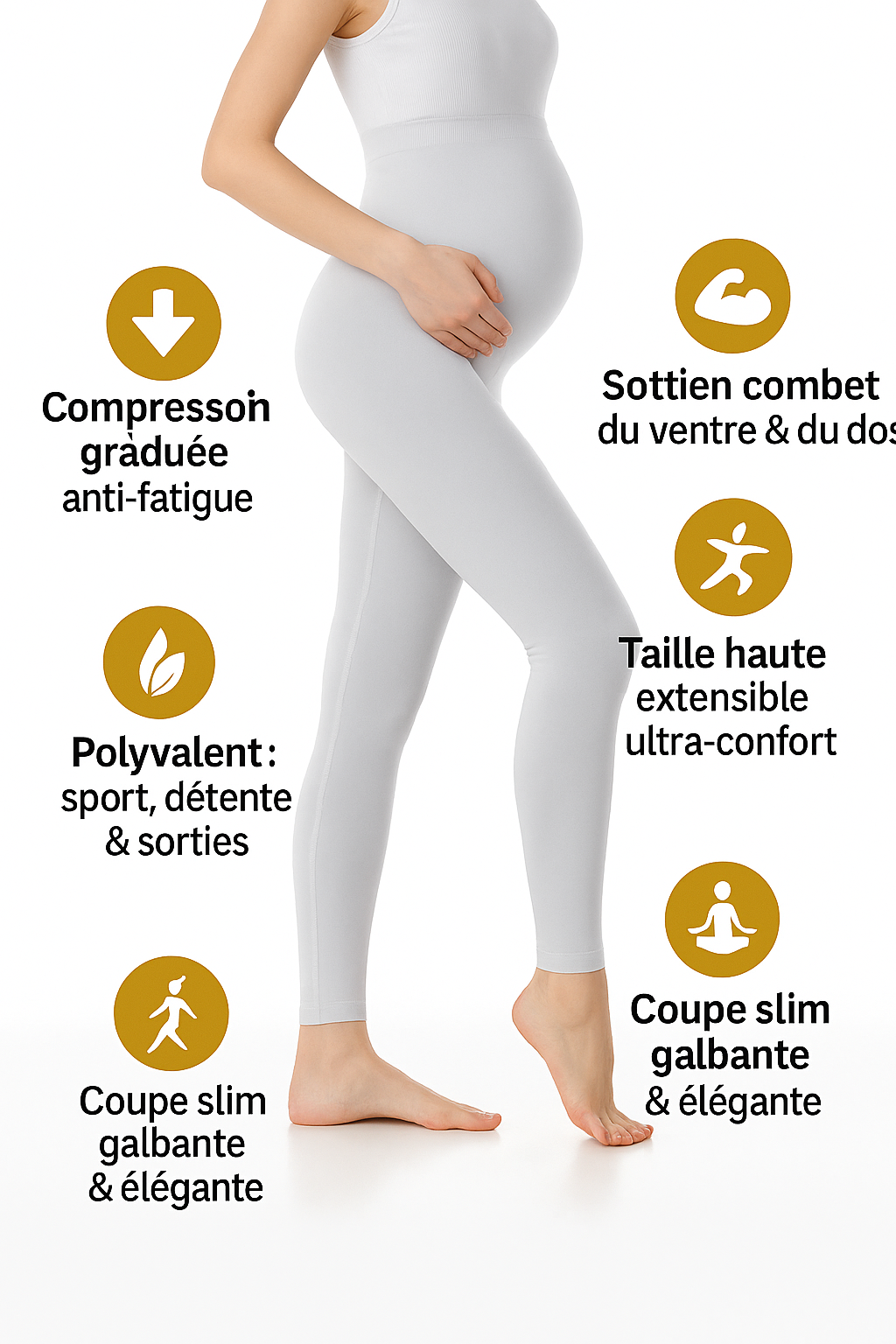 Leggings Maternité Taille Haute LeggingFix