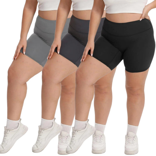 Legging short essentiel extensible grande taille LeggingFix