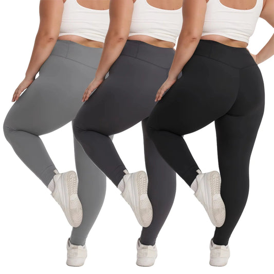 Legging de yoga taille haute grande taille pour femme LeggingFix